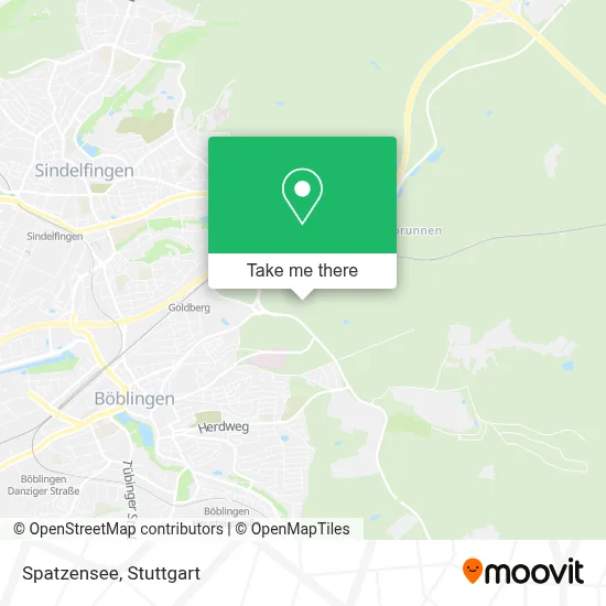 Spatzensee map