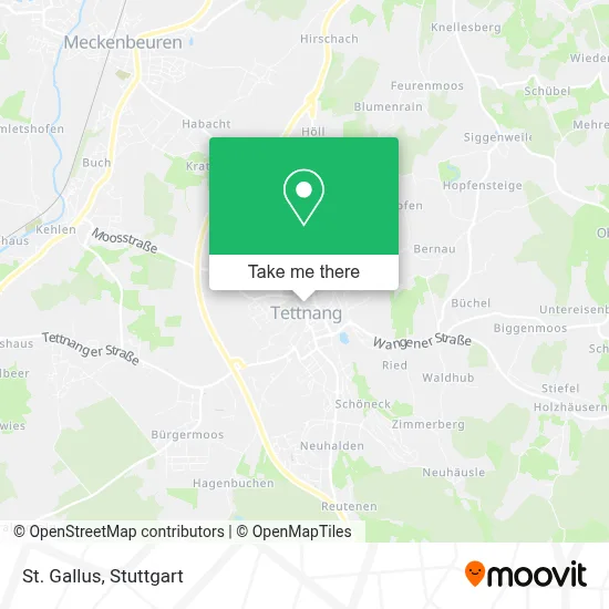 St. Gallus map
