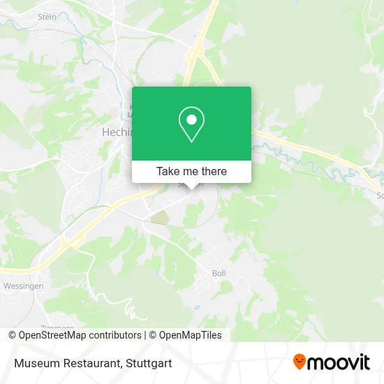 Museum Restaurant map