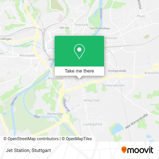 Jet Station map