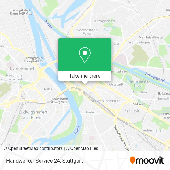 Handwerker Service 24 map