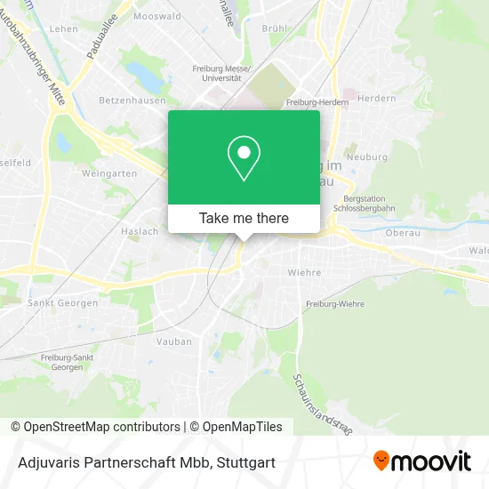 Adjuvaris Partnerschaft Mbb map