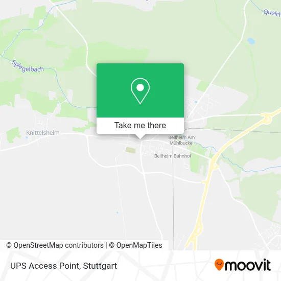 Ups Access Point map