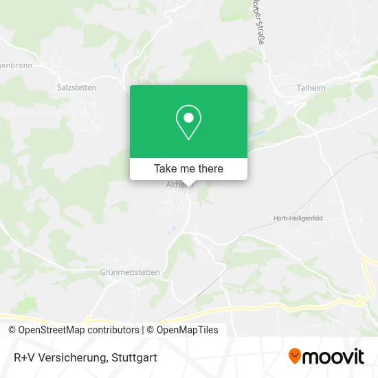 R+V Versicherung map