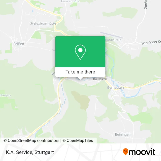 K.A. Service map