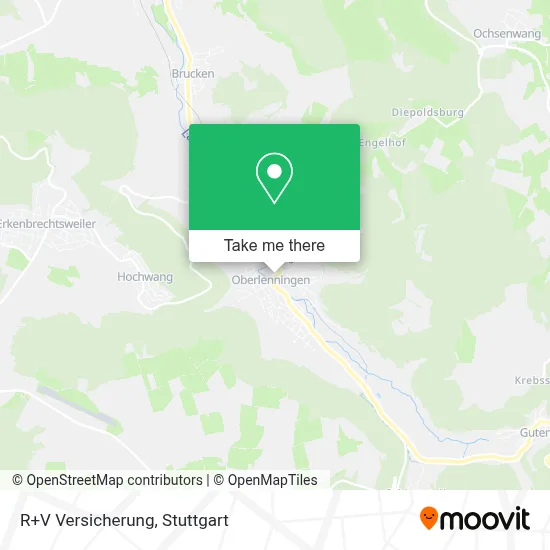 R+V Versicherung map
