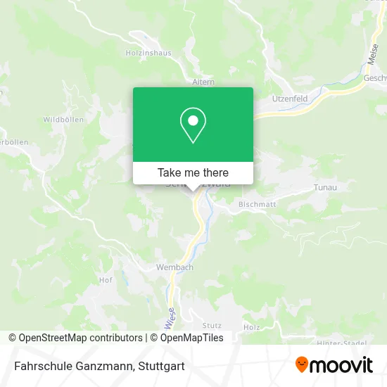 Fahrschule Ganzmann map
