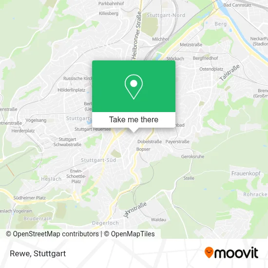 Rewe map