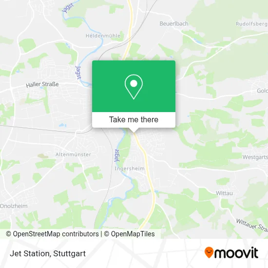 Jet Station map