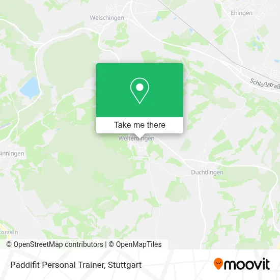 Paddifit Personal Trainer map