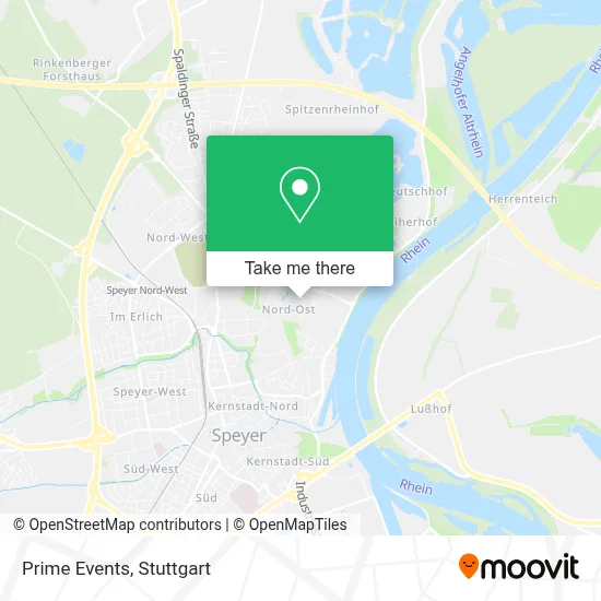 Prime Events map