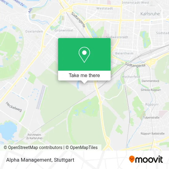 Alpha Management map