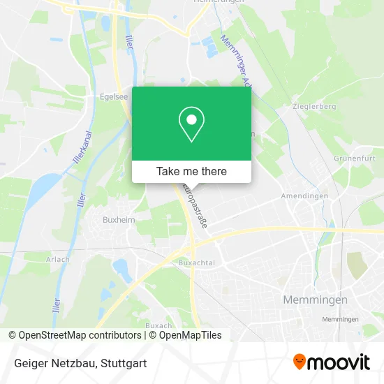 Geiger Netzbau map