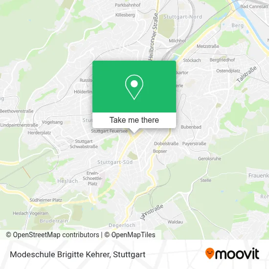 Modeschule Brigitte Kehrer map