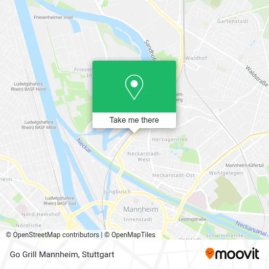 Go Grill Mannheim map