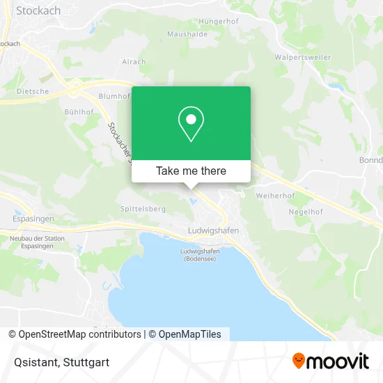 Qsistant map