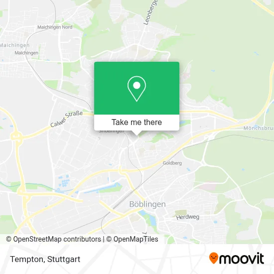 Tempton map