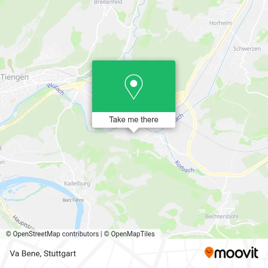 Va Bene map
