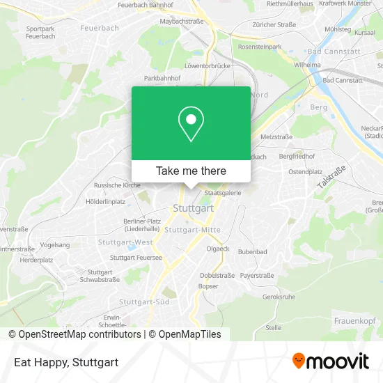 Eat Happy map