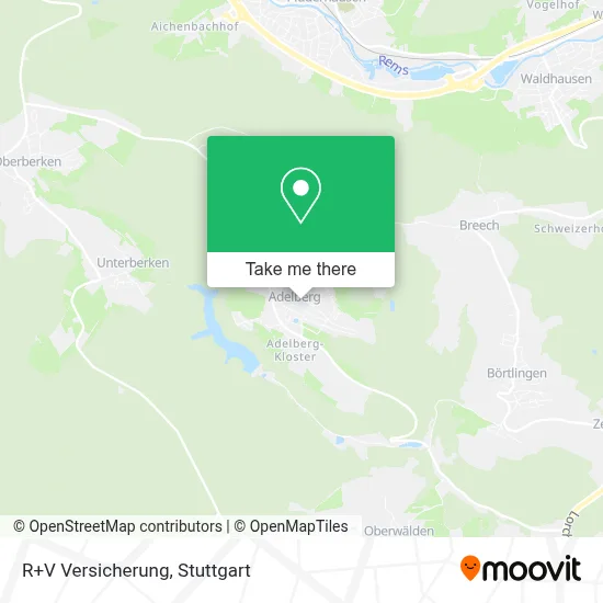 R+V Versicherung map