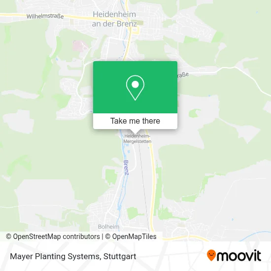 Mayer Planting Systems map
