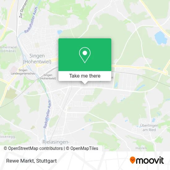 Rewe Markt map