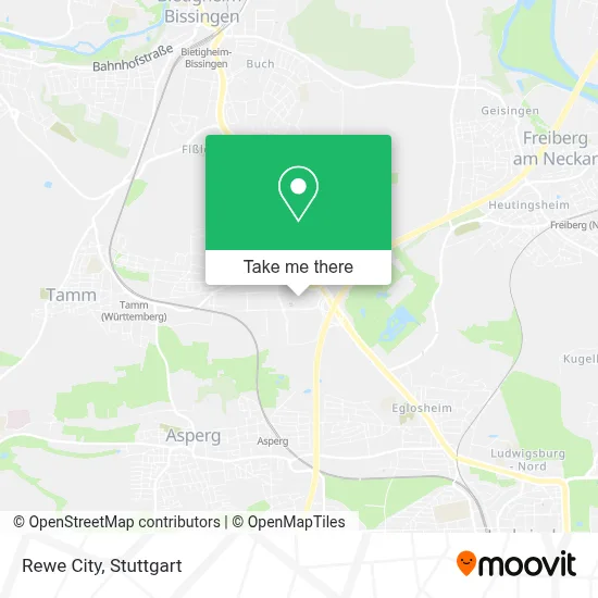 Rewe City map