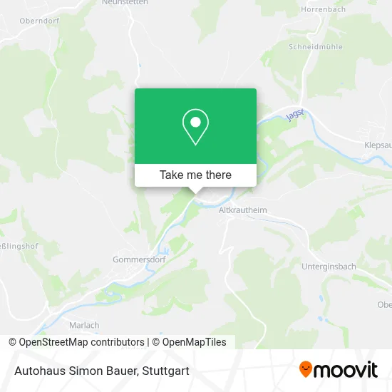 Autohaus Simon Bauer map