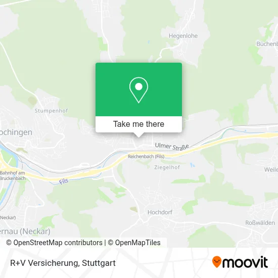 R+V Versicherung map