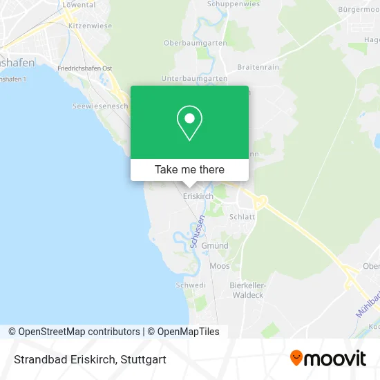 Strandbad Eriskirch map
