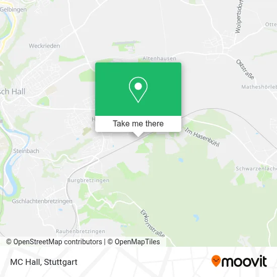 MC Hall map