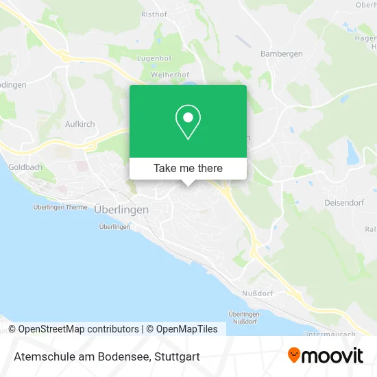 Atemschule am Bodensee map