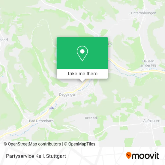 Partyservice Kail map