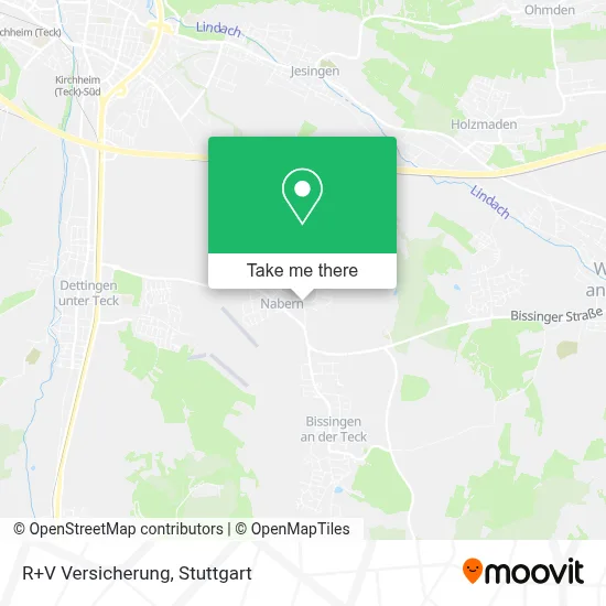 R+V Versicherung map