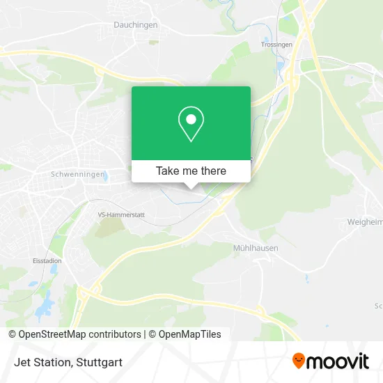 Jet Station map