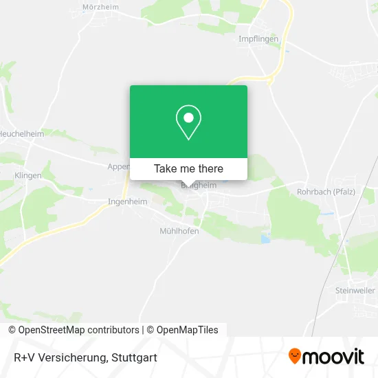 R+V Versicherung map