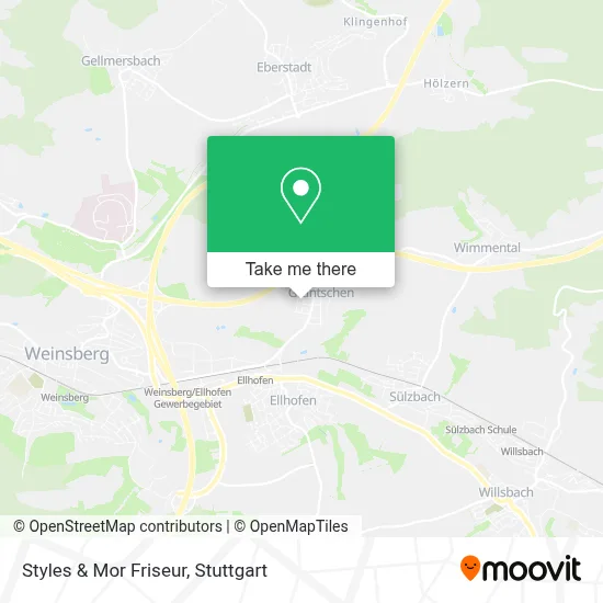 Styles & Mor Friseur map