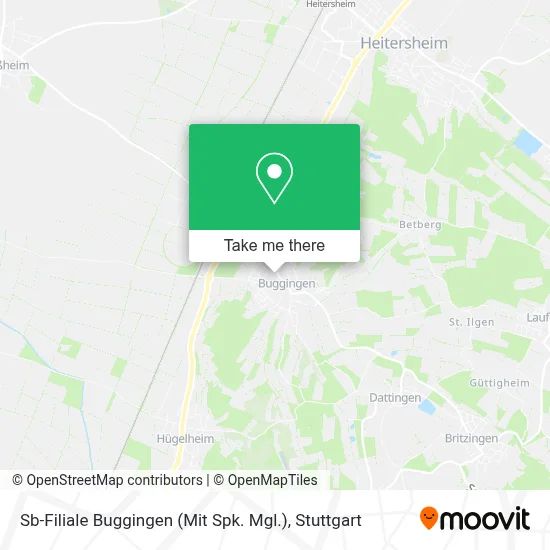 Sb-Filiale Buggingen (Mit Spk. Mgl.) map