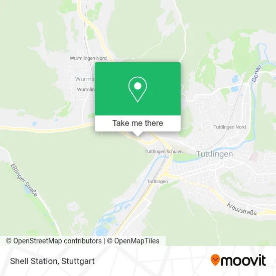 Shell Station map
