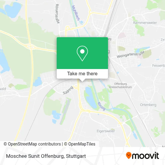 Moschee Sunit Offenburg map