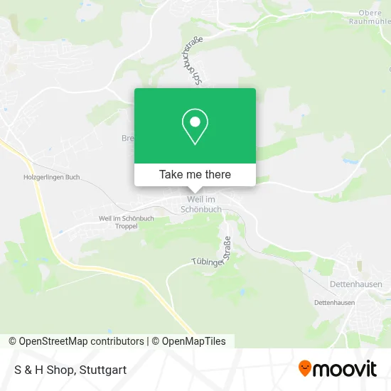S & H Shop map