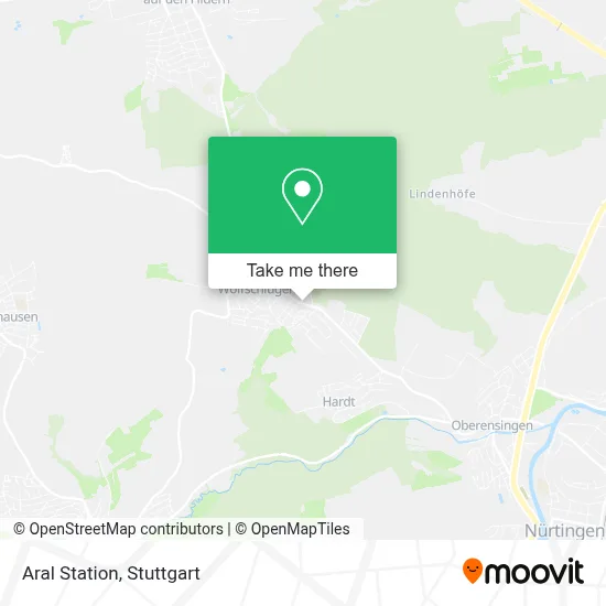 Aral Station map