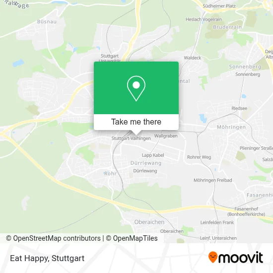 Eat Happy map