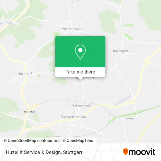 Huzel It Service & Design map