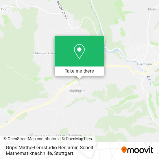 Grips Mathe-Lernstudio Benjamin Schell Mathematiknachhilfe map
