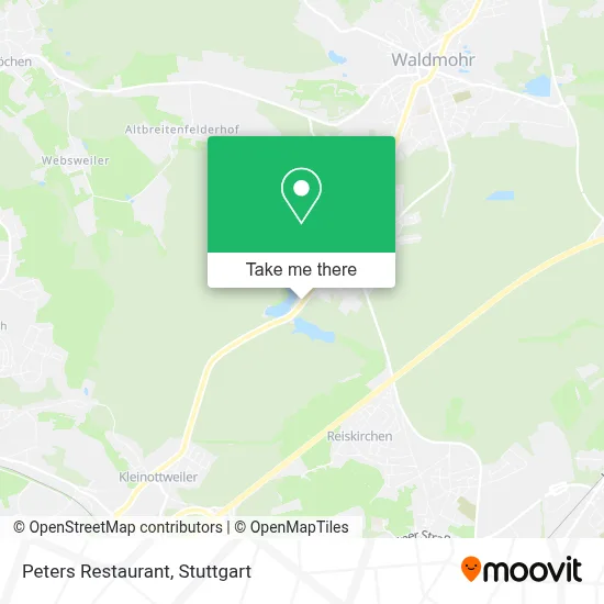 Peters Restaurant map