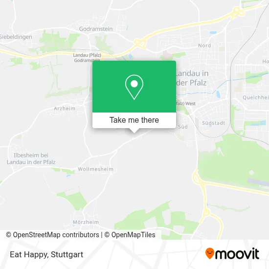 Eat Happy map