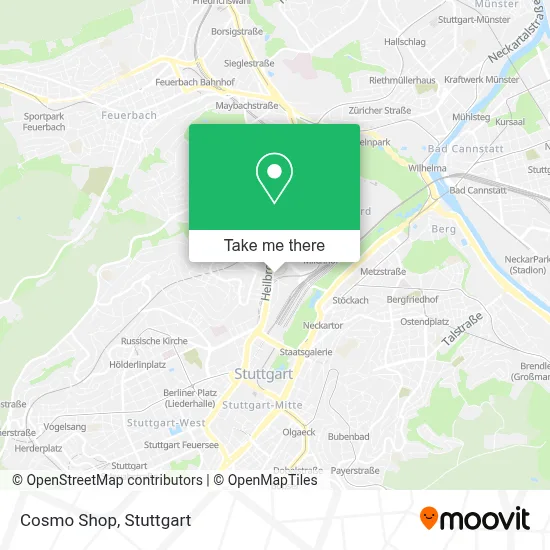 Cosmo Shop map