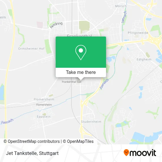Jet Tankstelle map