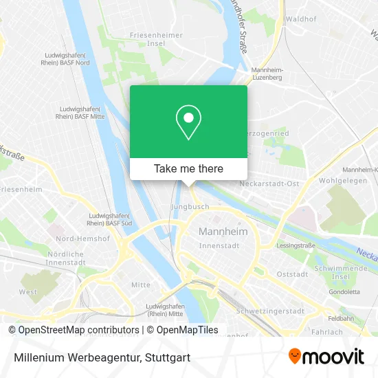 Millenium Werbeagentur map